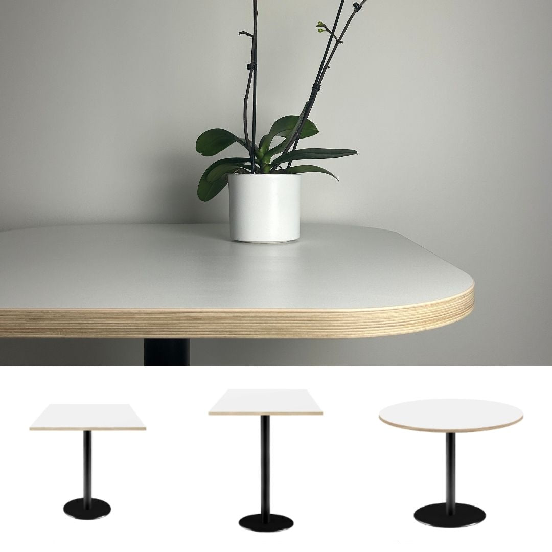 collection de tables Rome blanc bois