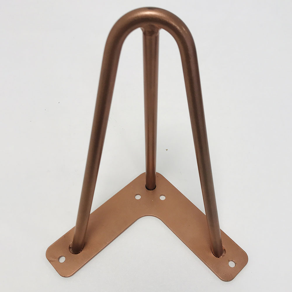 piétement de table hairpin pour restaurant salon rouge  promo