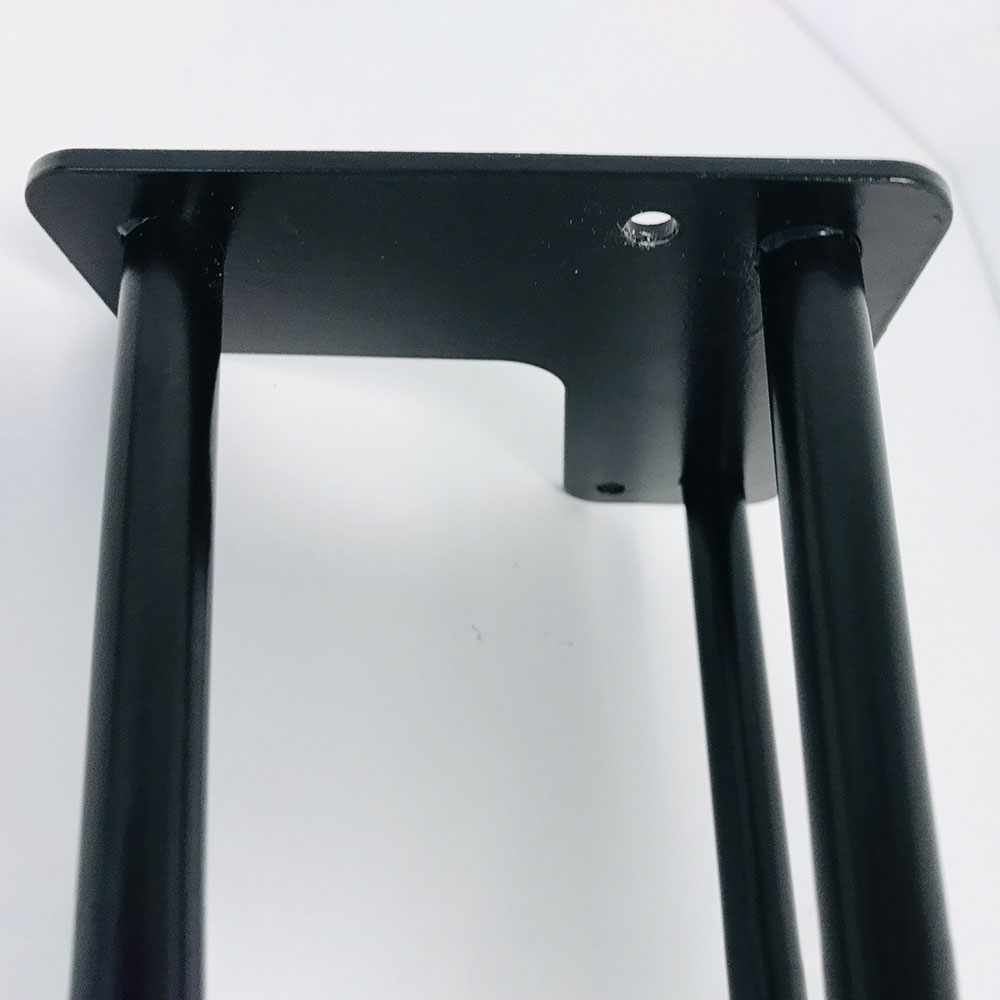 piétement de table hairpin pour restaurant salon noir promo