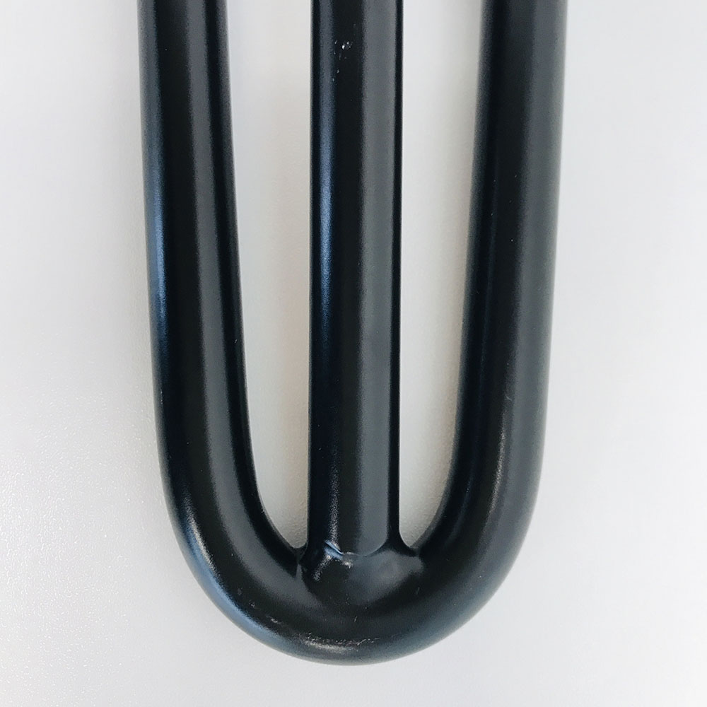 piétement de table hairpin pour restaurant salon noir promo