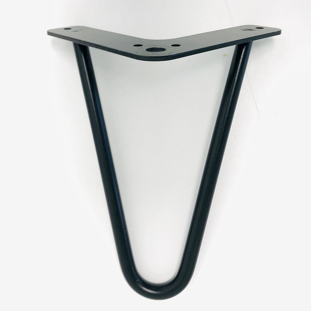 piétement de table hairpin pour restaurant salon noir promo