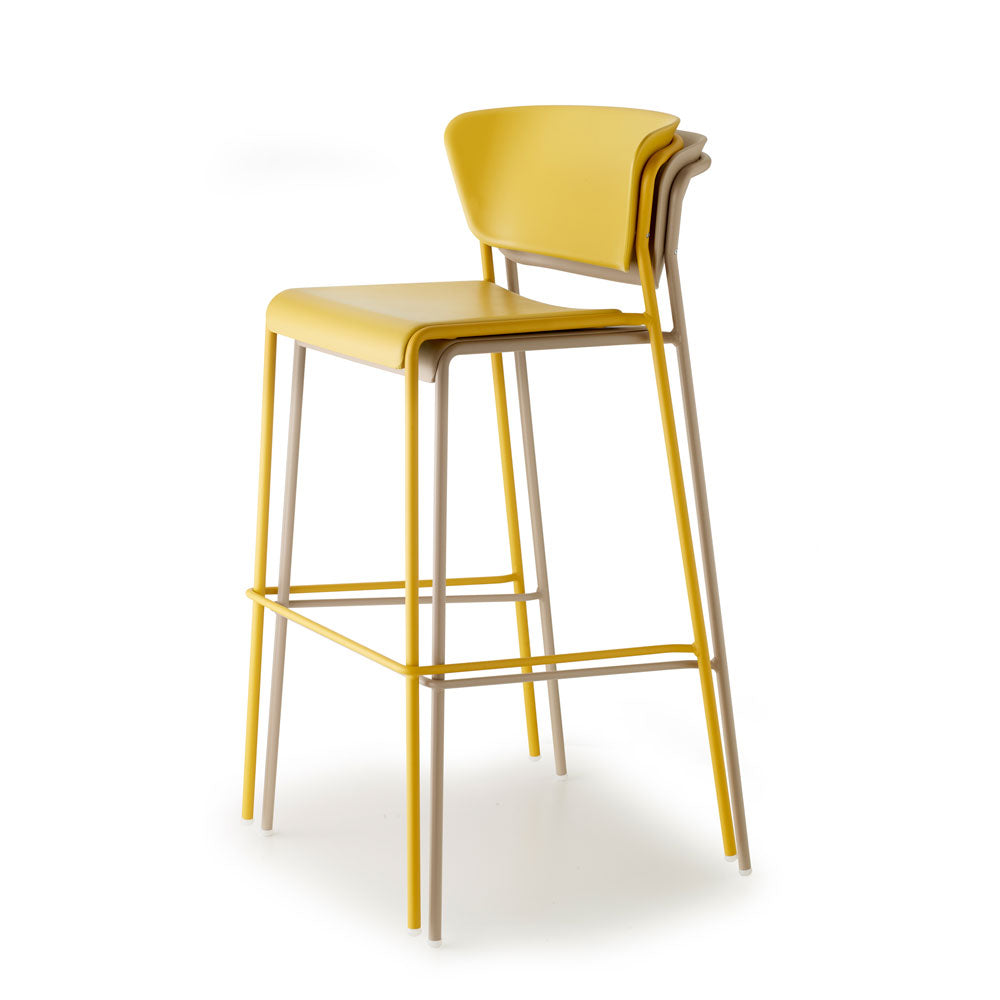 Chaise haute de restaurant pour terrasse ext�rieur LISA - mobilier exterieur RestooTab