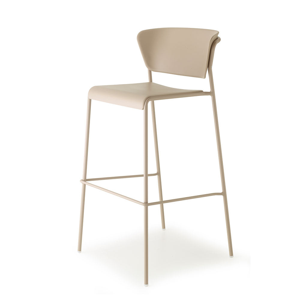 Chaise haute de restaurant pour terrasse ext�rieur LISA - mobilier exterieur RestooTab