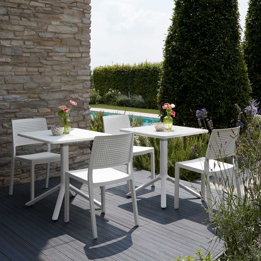 Chaise de restaurant pour terrasse ext�rieur EMI � mobilier exterieur RestooTab