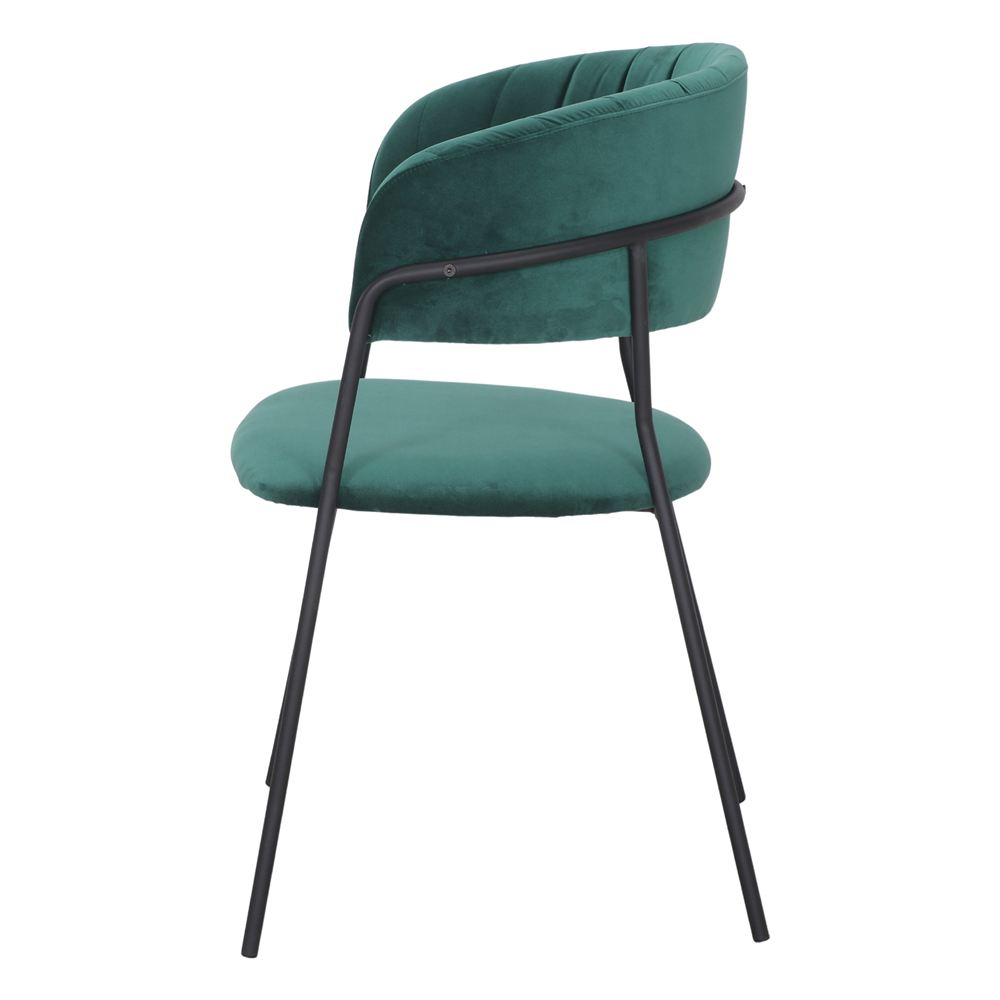 Chaise tapissée style contemporain, idéale pour brasseries et restaurants. Conçue pour un usage professionnel en intérieur et extérieur.