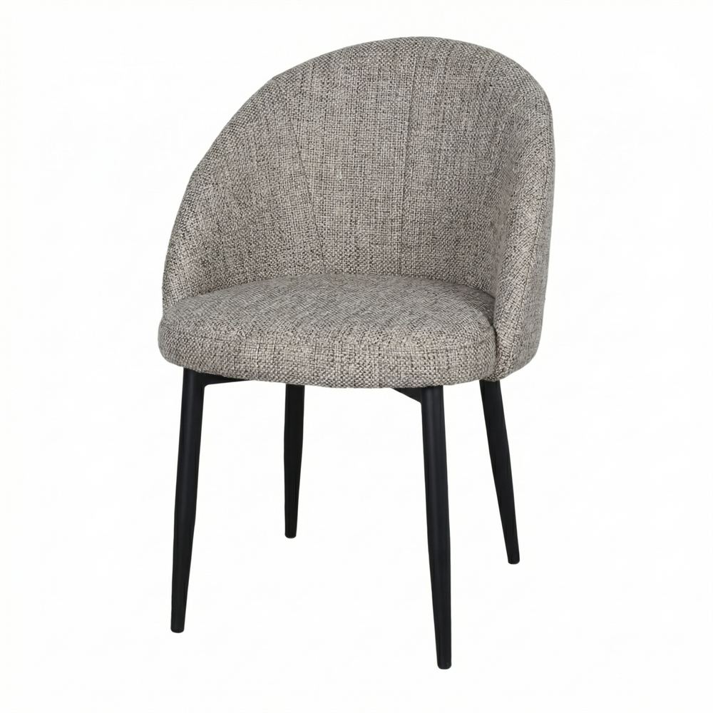 Chaise tapissée style contemporain, idéale pour brasseries et restaurants. Conçue pour un usage professionnel en intérieur et extérieur.