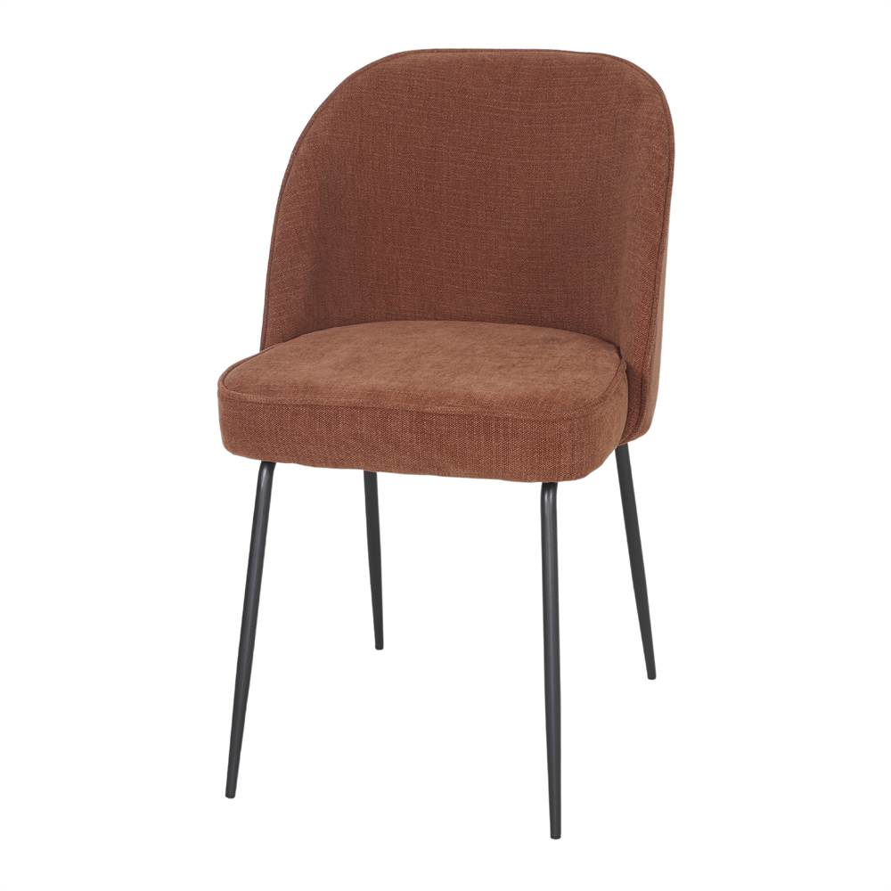 Chaise tapissée style contemporain, idéale pour brasseries et restaurants. Conçue pour un usage professionnel en intérieur et extérieur.