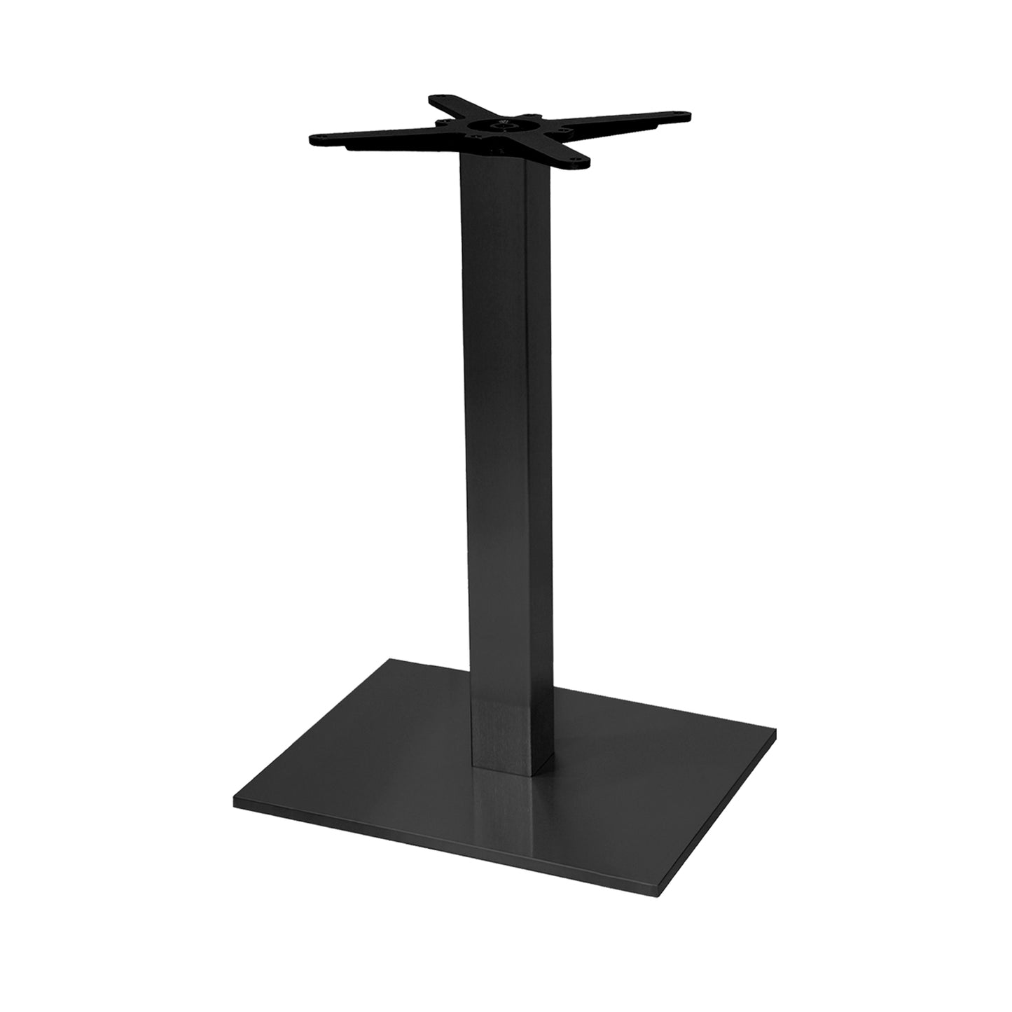 pied de table de restaurant rectangulaire noir Milan RestooTab