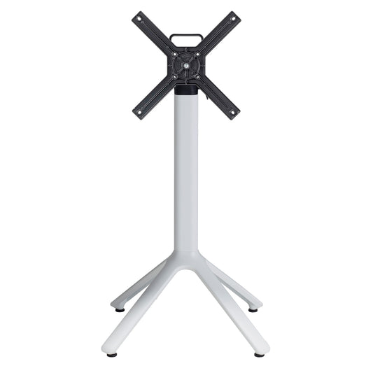 pied de table mange-debout de terrasse blanc Nemo RestooTab