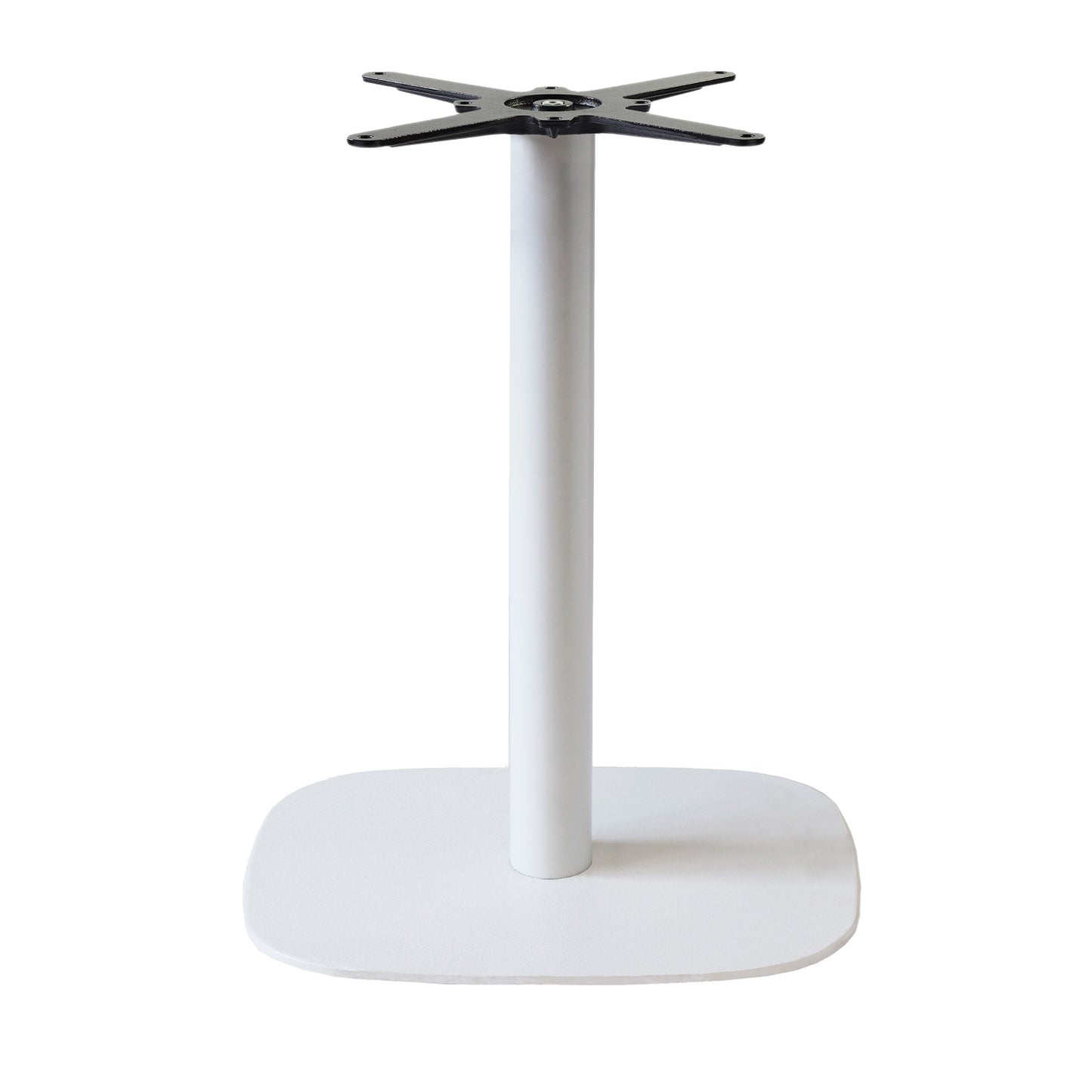 pied de table de restaurant rectangulaire blanc Round RestooTab