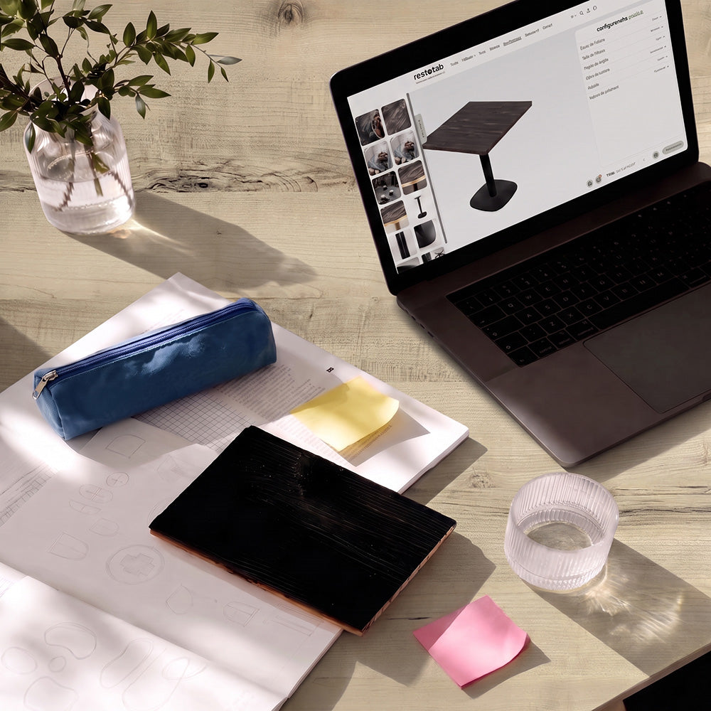 Plateau de table Erable kanaka personnalisable
