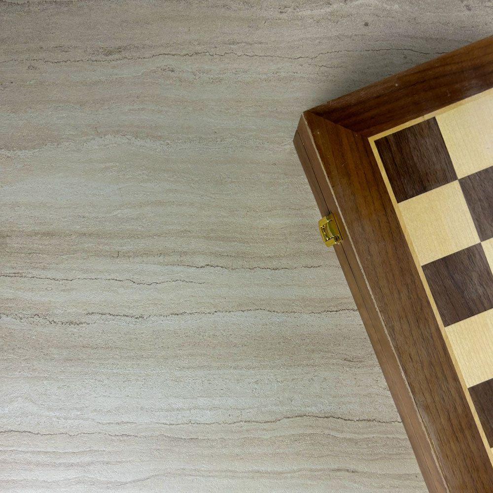 plateau de table sur mesure restaurant travertin naturel restootab