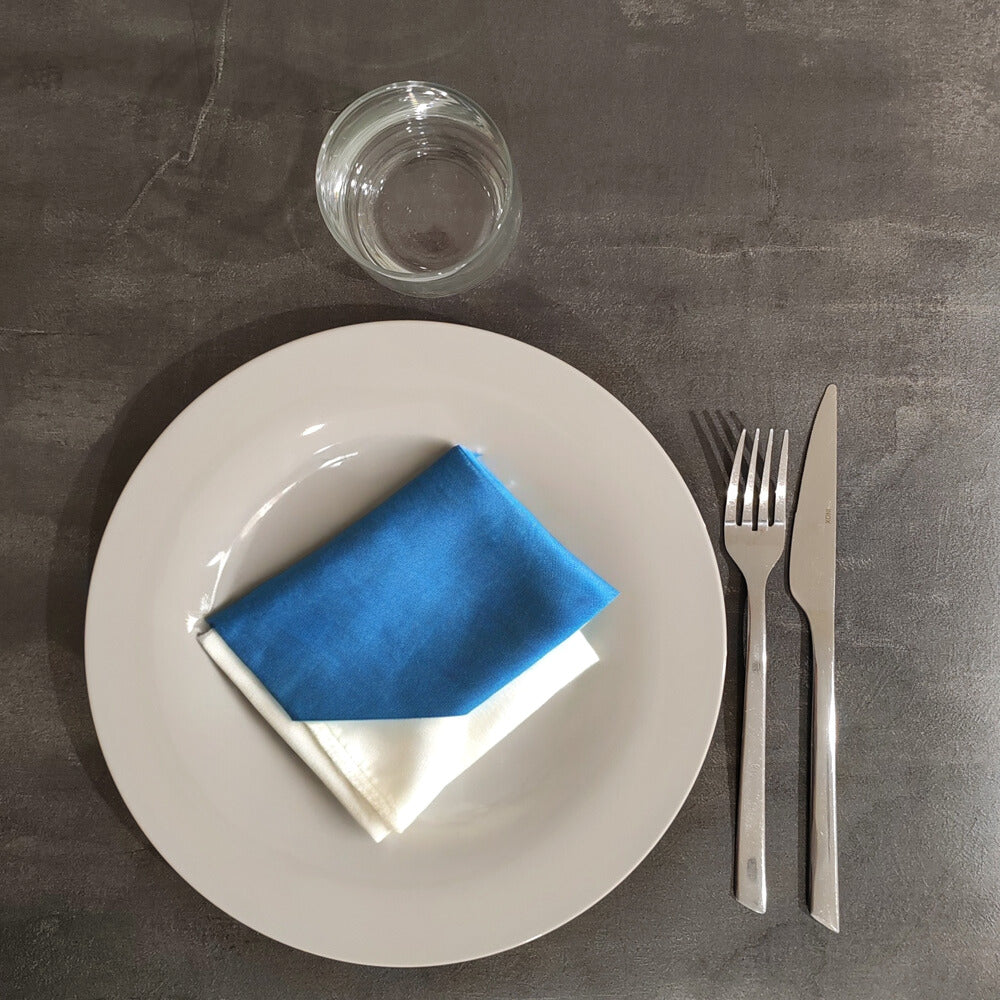 plateau de table sur mesure restaurant ardoise métallisée restootab