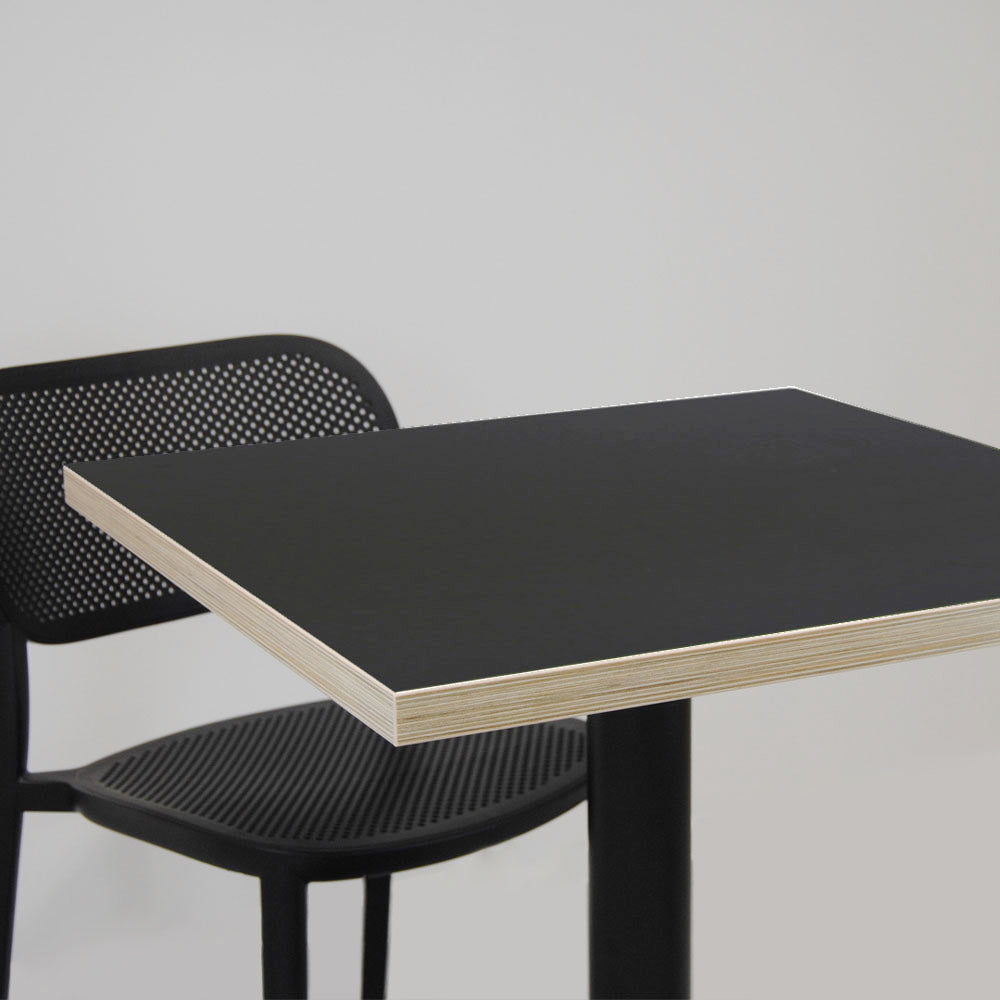 plateau de table sur mesure restaurant noir bois RestooTab