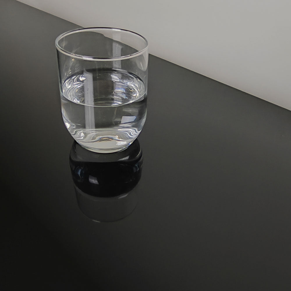 plateau de table sur mesure restaurant noir brillant restootab