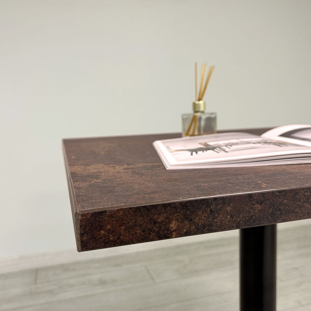 plateau de table sur mesure restaurant rouille roc restootab
