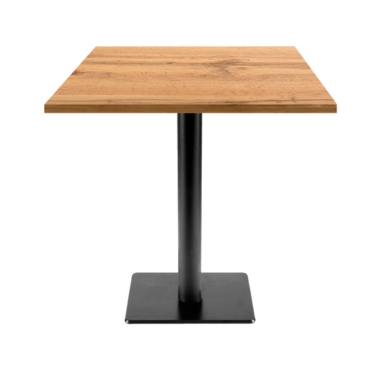 Table de restaurant milan carrée 70x70cm chene armor