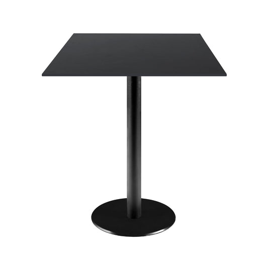 Table de restaurant destockage promotion Rome noir carré 60x60cm noir Z