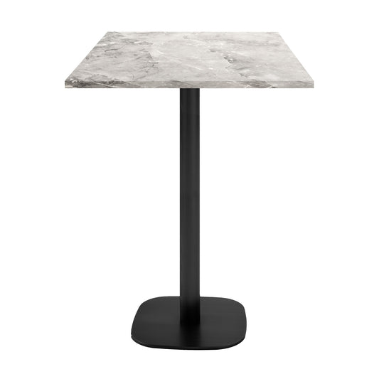 Mange-debout round carré 60x60cm marbre trevisse