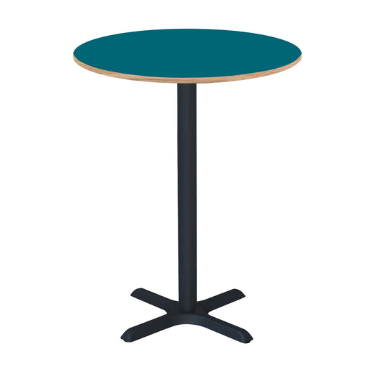 Mange-debout dina rond 70cm bleu bois
