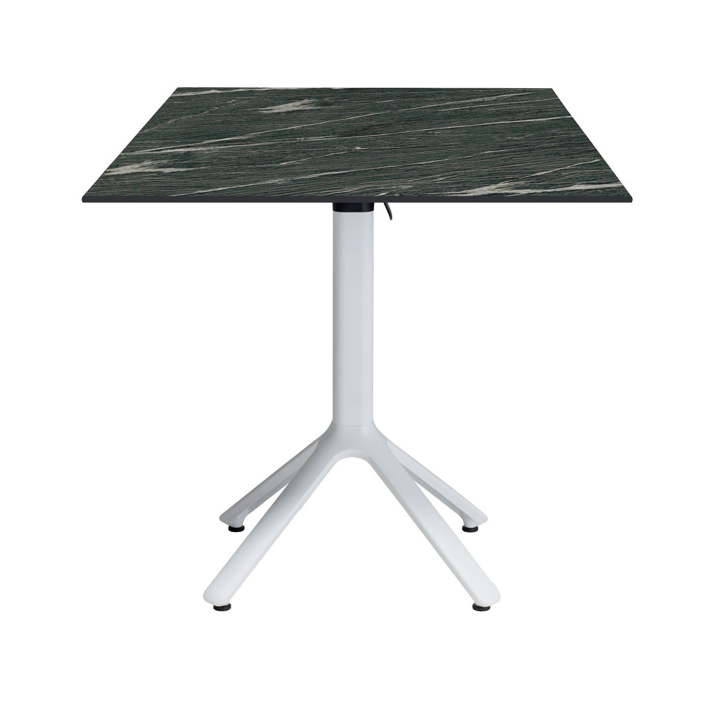 table terrasse pliable nemo blanc 70x70cm calypso RestooTab