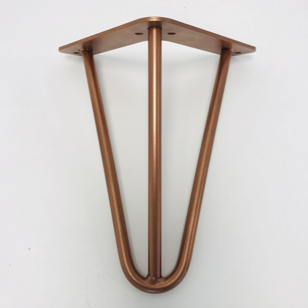 piétement de table hairpin pour restaurant salon rouge  promo 