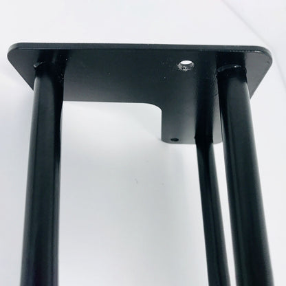 piétement de table hairpin pour restaurant salon noir promo 