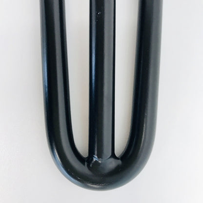 piétement de table hairpin pour restaurant salon noir promo 