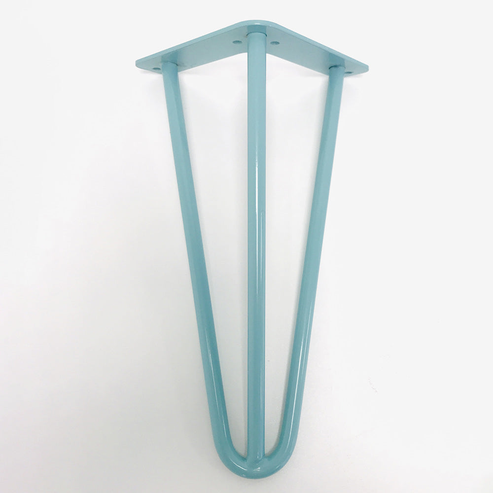 piétement de table hairpin pour restaurant salon tourquoise  promo destockage restootab