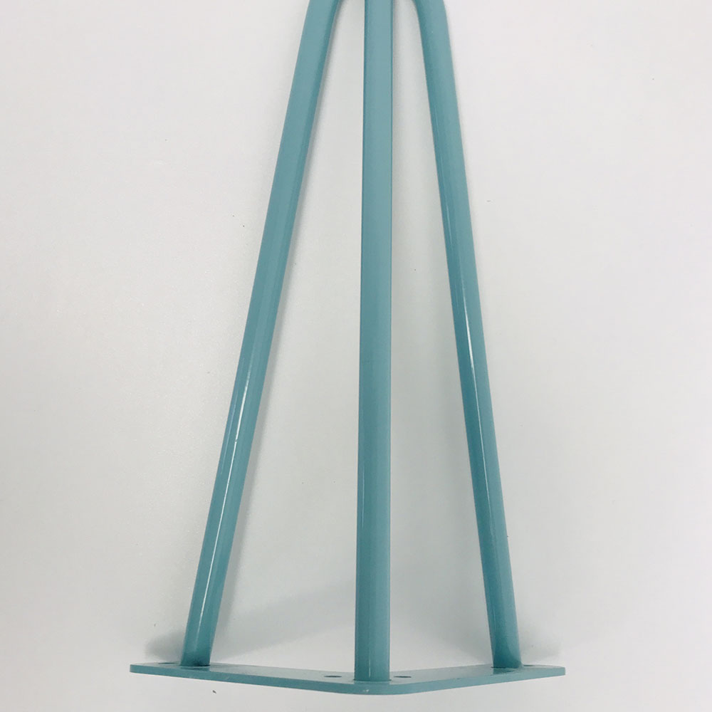piétement de table hairpin pour restaurant salon tourquoise  promo destockage restootab