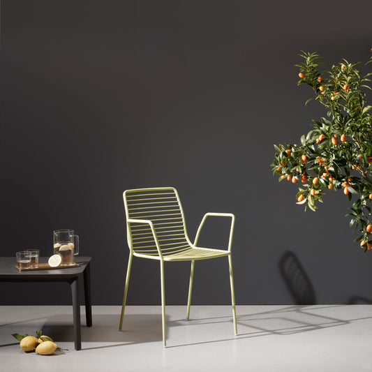 Chaise de restaurant avec accoudoirs- SUMMER � mobilier exterieur-RestooTab