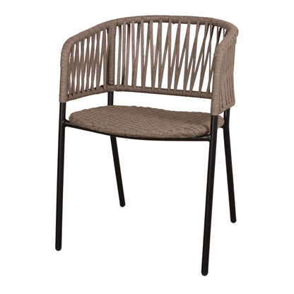 Chaise en corde et métal Alsima