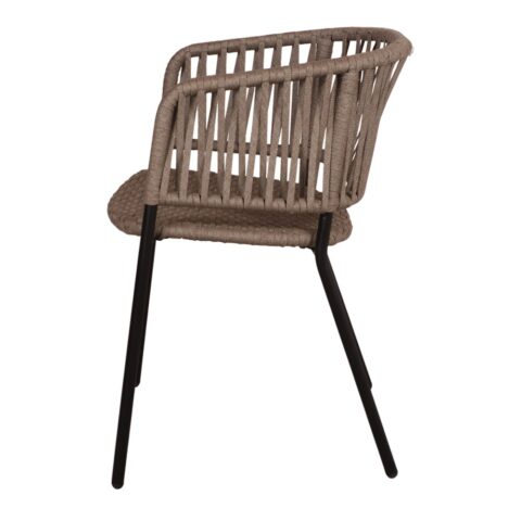 Chaise en corde et métal Alsima