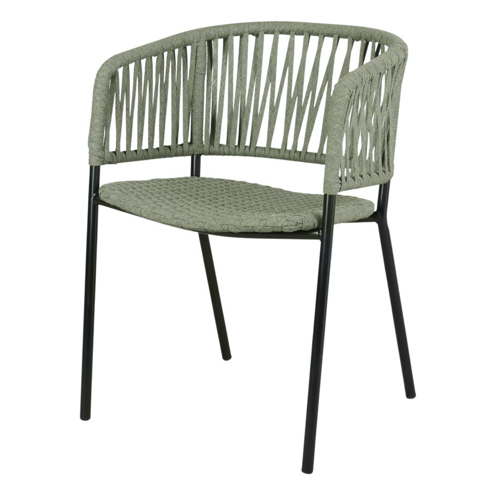 Chaise en corde et métal Alsima