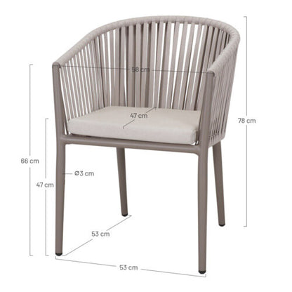 Chaise en corde Precia