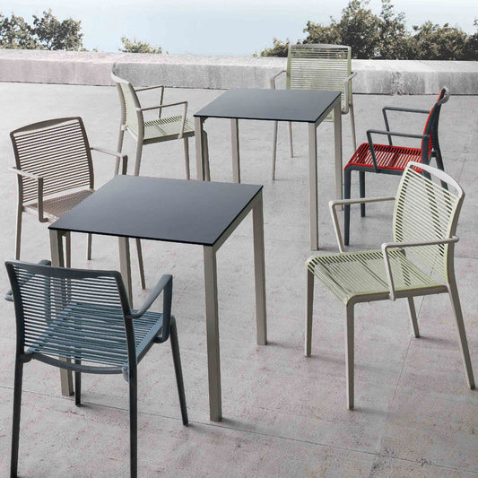 Chaise de restaurant pour terrasse ext�rieur AVENICA � mobilier ext�rieur RestooTab