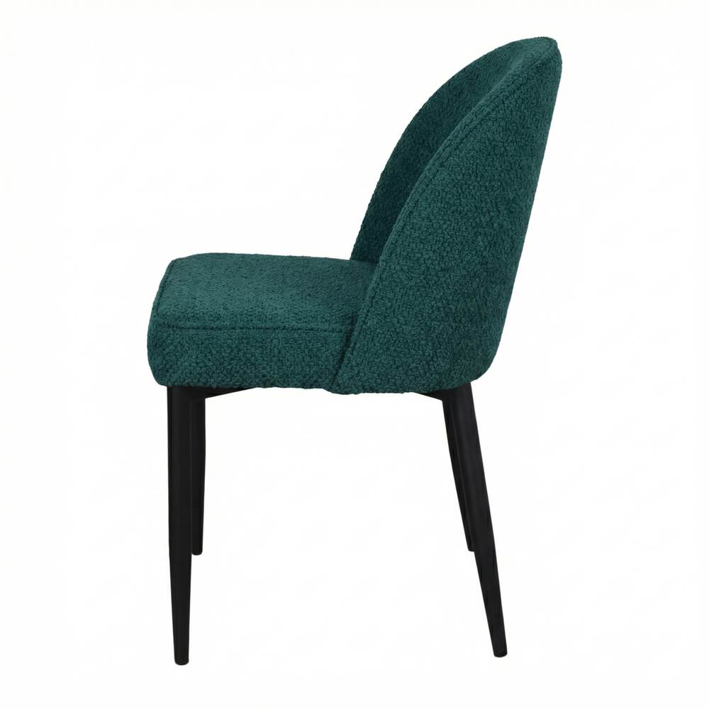 Chaise tapissée style contemporain, idéale pour brasseries et restaurants. Conçue pour un usage professionnel en intérieur et extérieur.