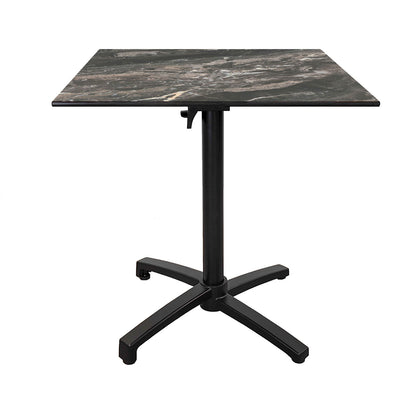 Mesa de terraza Diabolo 70x70cm mármol royal