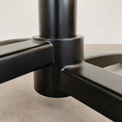 Diabolo black outdoor table leg