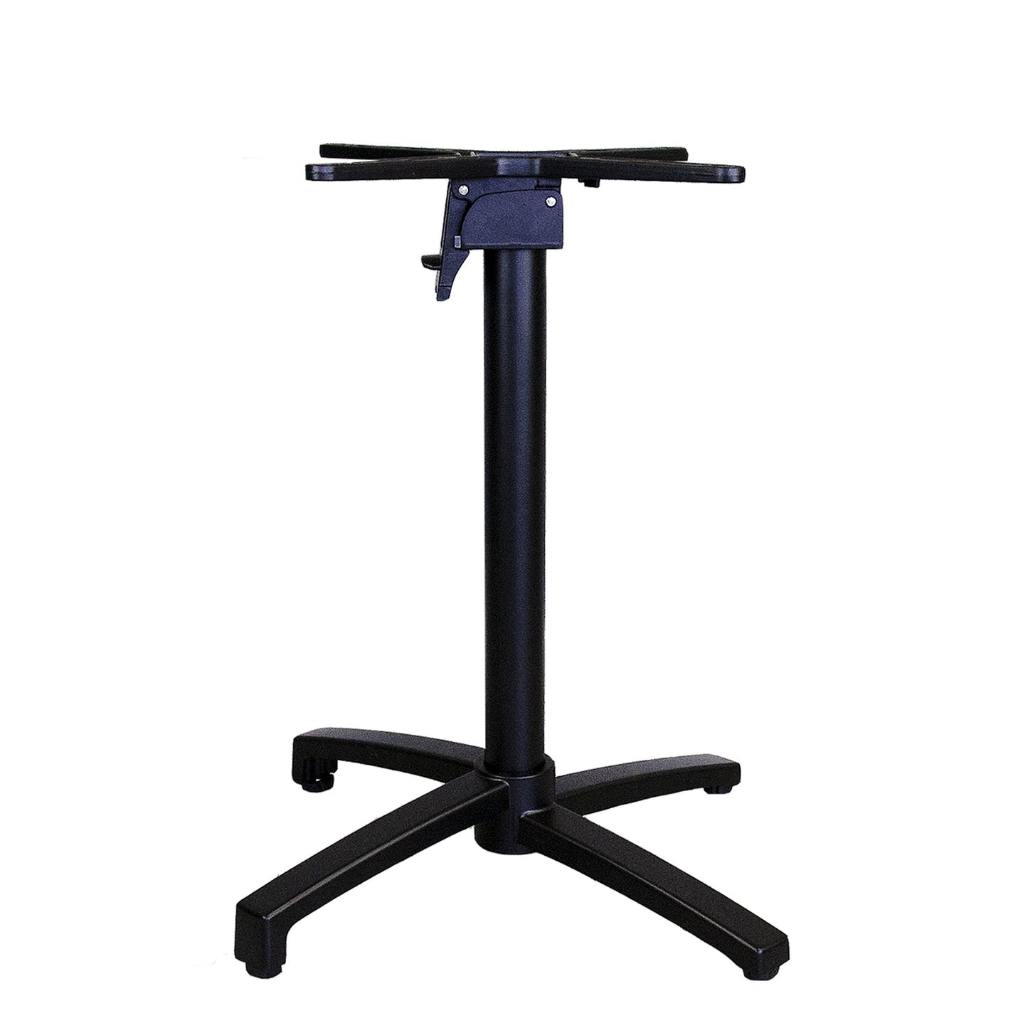 Diabolo black outdoor table leg