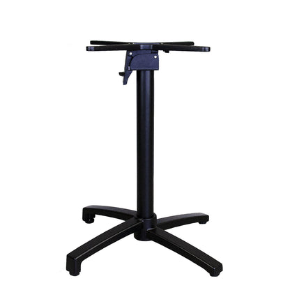 Diabolo black outdoor table leg