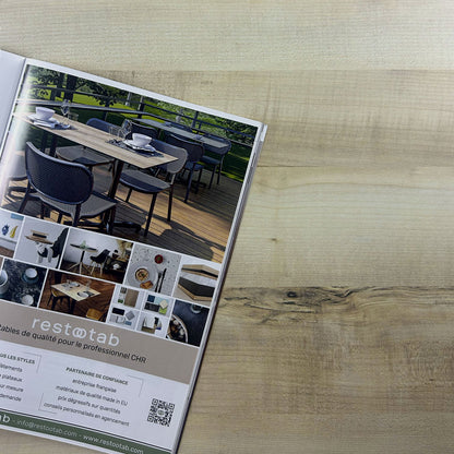 plateau de table sur mesure restaurant erable kanaka restootab