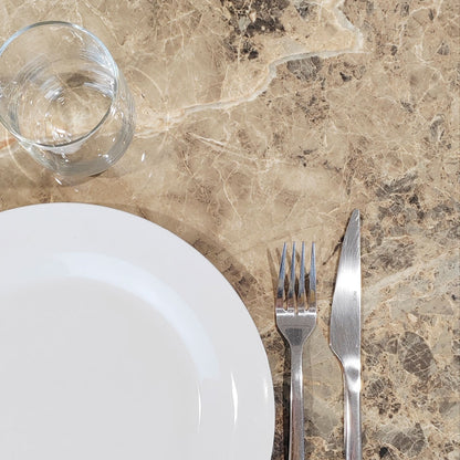 plateau de table sur mesure restaurant marbre paradiso brillant restootab