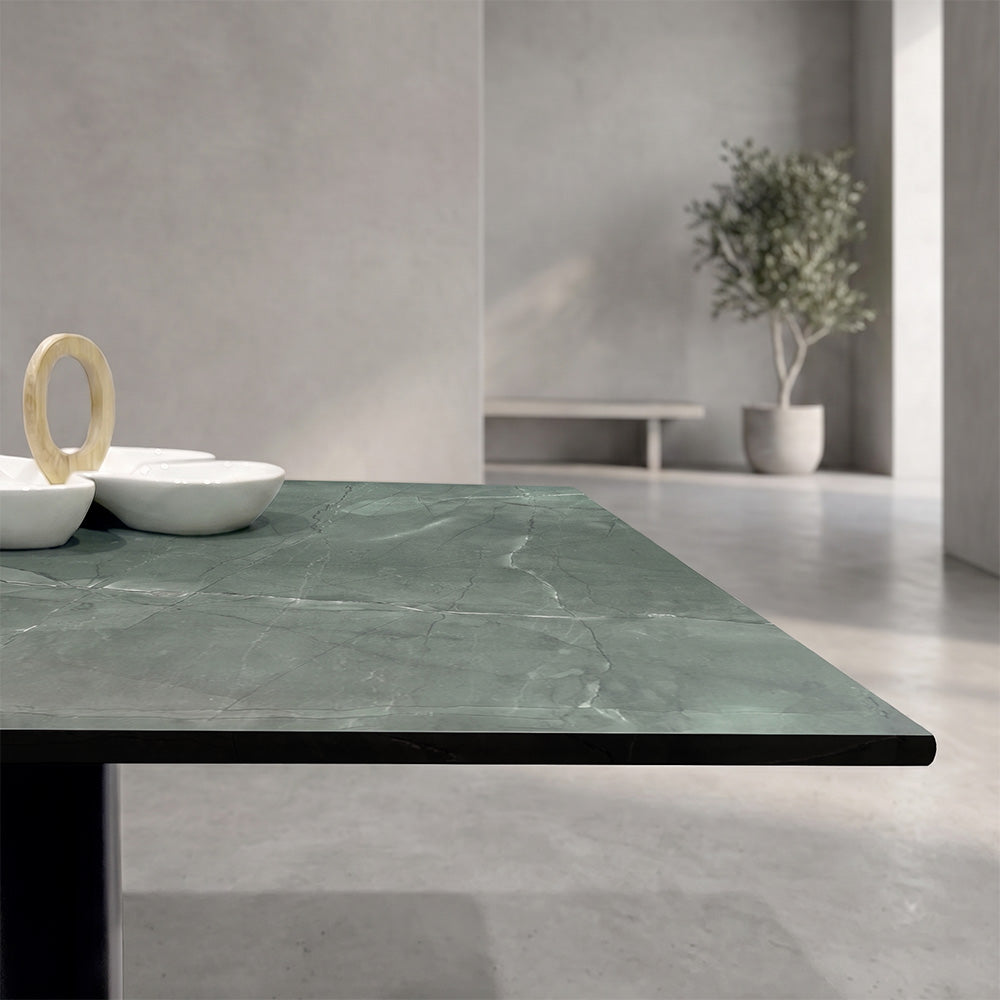 Tablero de mesa exterior Mármol jade - Compact HPL