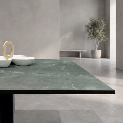 Tablero de mesa exterior Mármol jade - Compact HPL