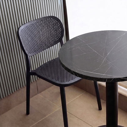 Customizable black marble table top