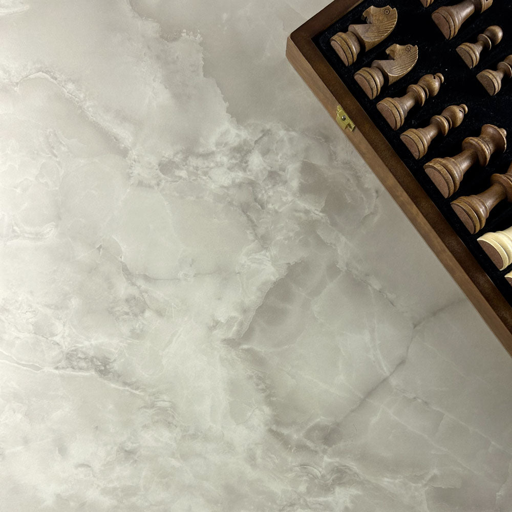 plateau de table sur mesure restaurant marbre perla restootab