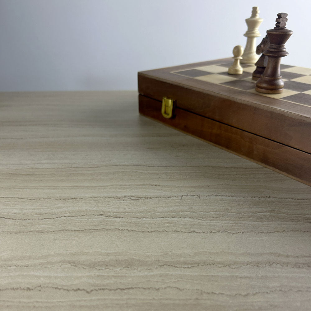 plateau de table sur mesure restaurant travertin naturel restootab
