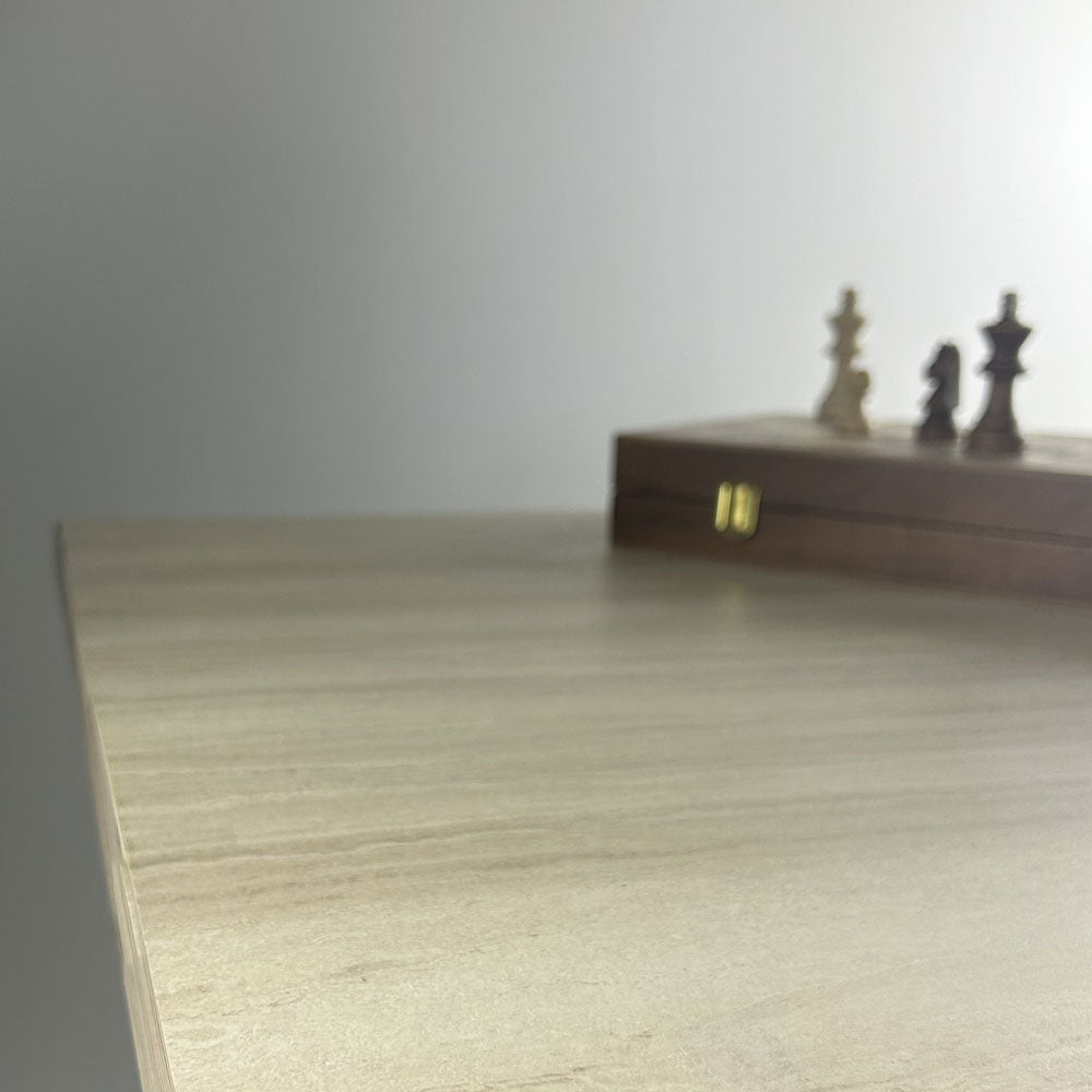 plateau de table sur mesure restaurant travertin naturel restootab