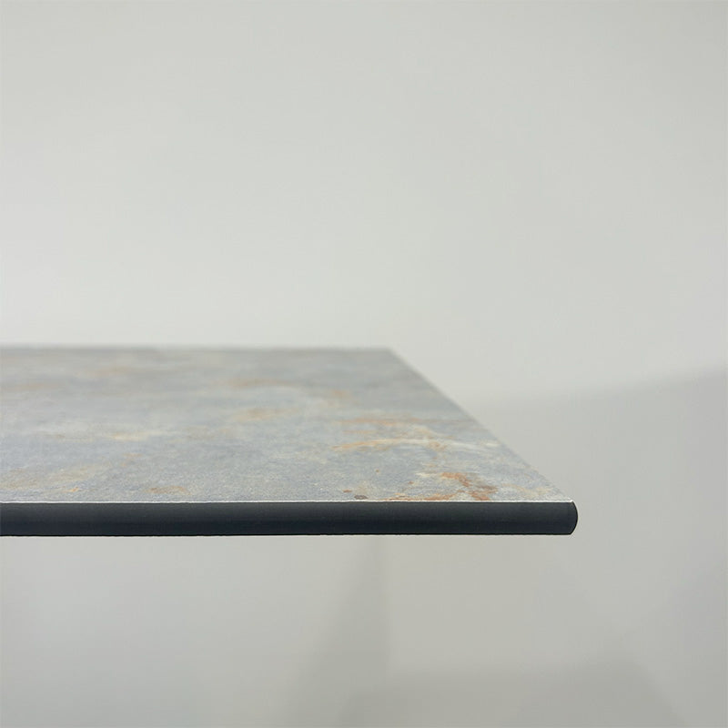 plateau de table sur mesure restaurant gris rouille compact restootab